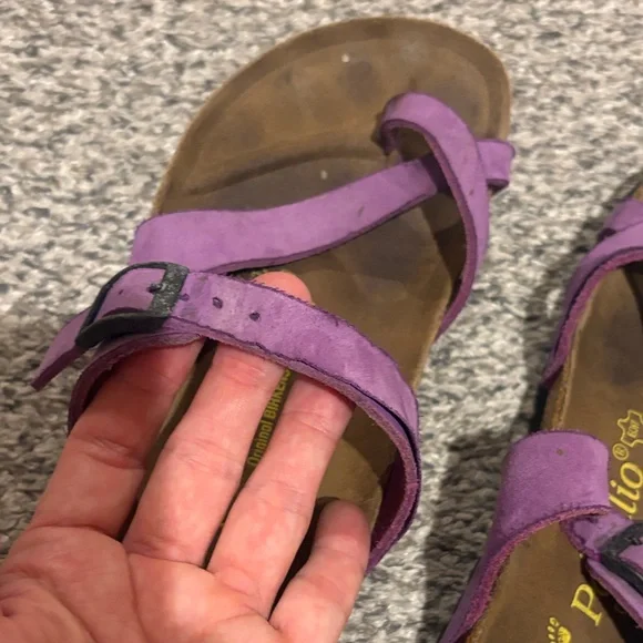 Birkenstock Purple Sandals with Buckles - Picture 5 of 8